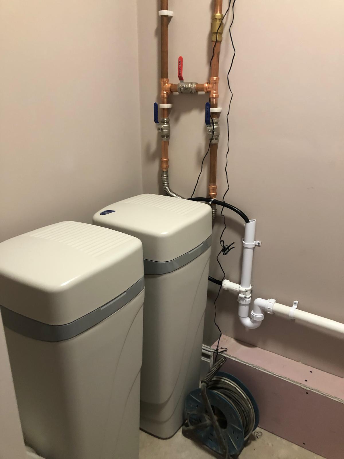 A recent installation of a Hague Watermax water softener system in a hotel accommodation in Bournemouth.