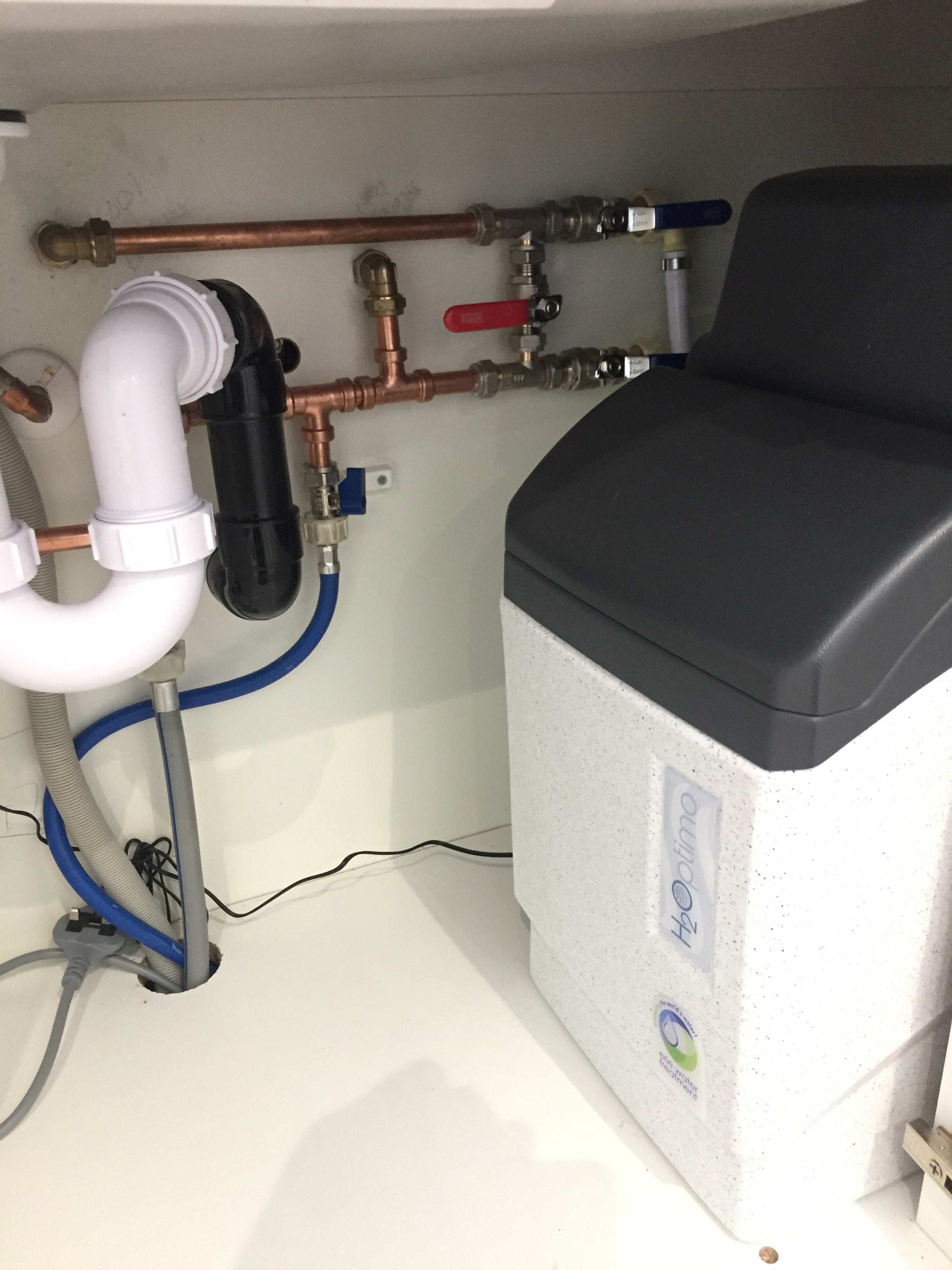 Water softener system installed in Dorset