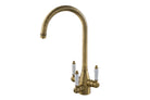 FWL Cottage 3 Way Filter Tap Brushed Brass