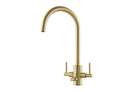 FWL Modern 3 Way Filter Tap Brushed Brass